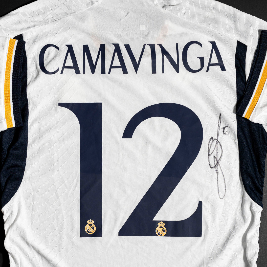 Jersey Firmado de Eduardo Camavinga - Real Madrid